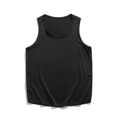Men Cotton Vest Sweat Absorbing Gym Workout Sportswear Solid Mens Athletic Sleeveless Shirt Activewear Top Casual Training voguable