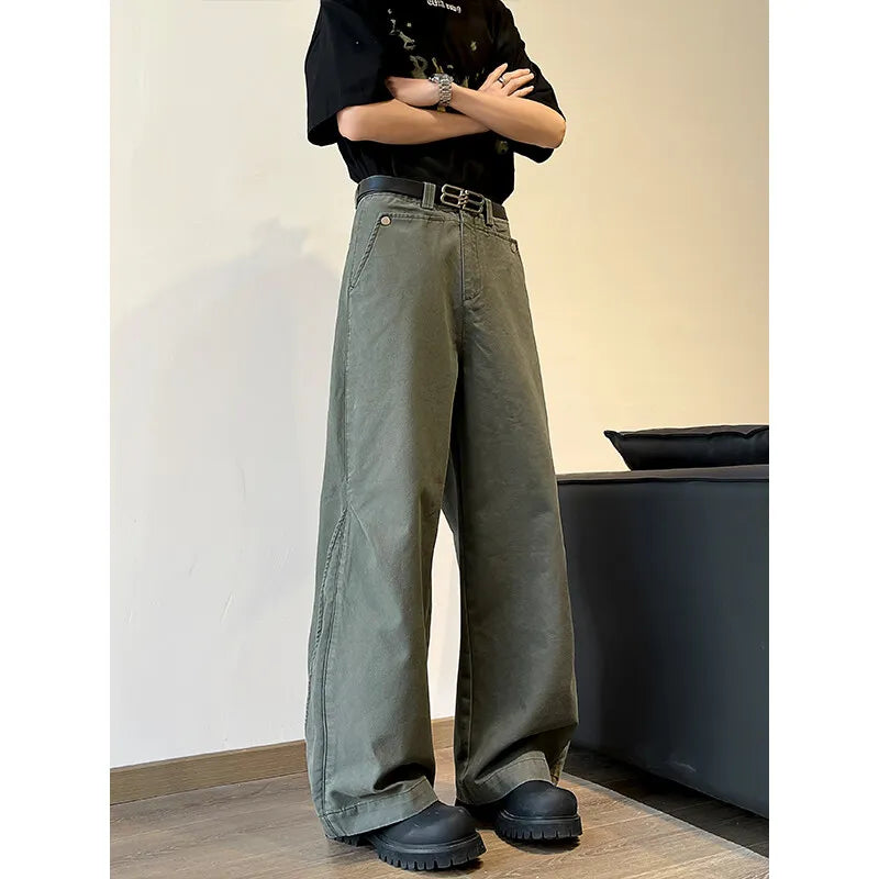 Cansual pants mens Personalized pants Spring Men's Outdoor Sports Jogging Tactical Pants Cargo Pants Men wide leg Long Trousers