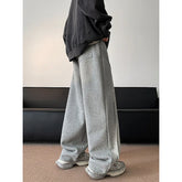 Men's Sweatpants High street patchwork Straight pants Korean Fashion Wide Leg Straight Loose Track Pants Male Casual Trousers