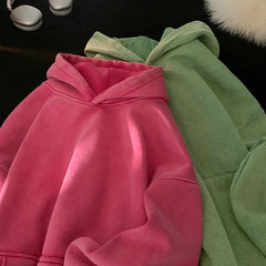 Men Sweatshirts Washed Hoody Vintage Streetwear Baggy Fashion Harajuku Female Casual Hoodies gotmes-shop