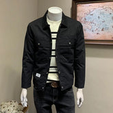 Autumn Winter KPOP Fashion Style Harajuku Slim Fit Tops All Match Loose Casual Korean Style Outerwear Square Neck Button Jacket voguable