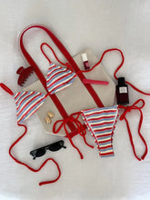 Women's Sexy Push-Up Two-Piece Swimsuit Bathing Suit Micro Beachwear Stripe Bikini Set Swimwear Trendy Mciro