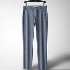 Plaid Casual Pants Men Korean Fashion Clothing Trousers For Men Straight Slim Fit Office Formal Suit Pants Spring Summer voguable