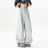 Unisex Pants Wide Leg Athletic Lounge Pants Spring Summer Lightweight Stretch Waist Casual Sportswear Joggers Loose Thin Comfort voguable