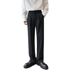 White Gray Black Suit Pants Men Slim Fashion Social Mens Dress Pants Korean Straight Pants Mens Office Formal Trousers M-3XL voguable