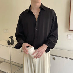 Voguable Summer Black Suit Pants Men Fashion Social Men Dress Pants Korean Loose Bell-bottoms Pants Men Men Office Formal Trousers voguable