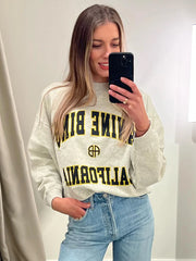 Graphic Sweatshirts for Women Autumn Winter Clothes Designer Washed Vintage Fashion Pullovers Tops Female Loose Sweatshirt voguable