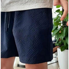 New Men's Summer Shorts Cool Breathable Loose Ultra-thin 5-point Pants Outdoor Travel Casual Drawstring Shorts High quality voguable