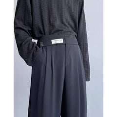 Brown Black Suit Pants Men Fashion Social Mens Dress Pants Korean Loose Business Casual Pants Mens Office Formal Trousers M-3XL voguable