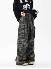 Camouflage Jeans Man Y2K Hip Hop Vintage High Waisted Jeans Straight Streetwear Casual Loose Large Size Wide Leg Denim Pants voguable