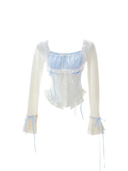 Voguable Autumn Japanese Style Kawaii 2 Piece Skirt Set Women Slim Casual Tops + Sexy Bodycon Mini Cake Skirt Party Fashion Suit voguable