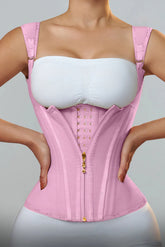 Fajas Colombians Girdles With Row Buckle and Zipper Postpartum Corset Waist Trainer Body Shaper For Women Sexy Shaping Curve voguable