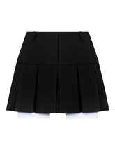 Taruxy New Mini Skirt For Women Cute High Waist Fashion Y2K Skirts Set 2022 Casual Streetwear Womens Bottom Black Pleated Skirts voguable