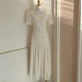 Sleeveless Fashion Women Dress Square Collar 3D Flowers Solid Color Zipper Female Party Dress New Tide voguable