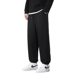 2024 Elegant Fashion Harajuku Slim Fit Ropa Hombre Loose All Match Sport Casual Pants Solid Pockets Straight Cylinder Leggings voguable