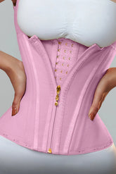 Fajas Colombians Girdles With Row Buckle and Zipper Postpartum Corset Waist Trainer Body Shaper For Women Sexy Shaping Curve voguable