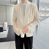 Autumn Winter KPOP Fashion Style Harajuku Slim Fit Tops Loose All Match Casual Cardigan Outerwear Zipper Long Sleeve Sweaters voguable
