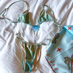 Pink Floral Bikini Sexy Swimsuit Women Push Up Swimwear Female Mirco Biquini Halter Bathing Suit Monokini Bodysuit Beachwear voguable