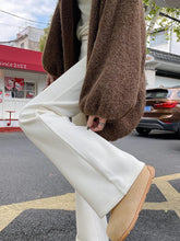 Voguable Y2K Corduroy Pants Women Velvet Composite Wide Leg Bell Bottom Loose Trousers Autumn Winter voguable