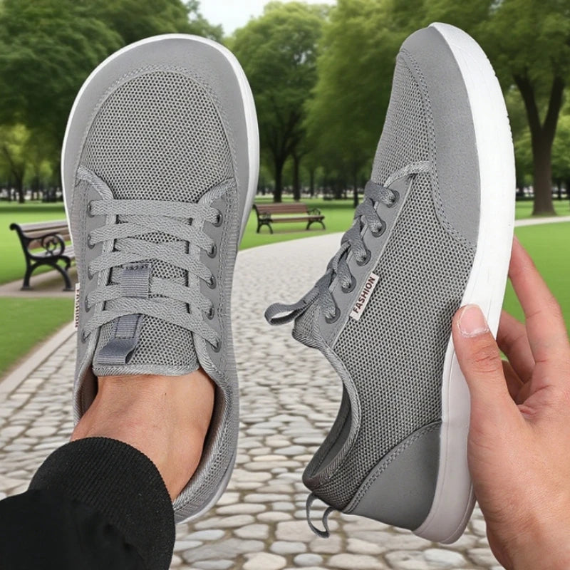 Voguable Wide Toe Barefoot Shoes for Men New Fashion Breathable Barefoot Sports Sneakers Outdoor Trail Running Minimalist Walking Shoes voguable