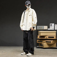 American Workwear Men's Relaxed Straight Casual Pants voguable