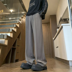 Black Suit Pants Men Fashion Society Mens Dress Pants Korean Straight Casual Pants Mens Office Formal Pants Large Size 5XL voguable