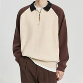 Winter KPOP Fashion Style Harajuku Slim Fit Outerwear Loose Casual All Match Lapel Knitwear Insert Zipper Long Sleeve Sweaters voguable
