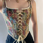 Voguable Summer Streetwear Women Bra Sexy Lolita Crop Corset Woman Tops Elegant Bandage y2k Bras Party Bustier Ladies Top Clothes Blusas voguable
