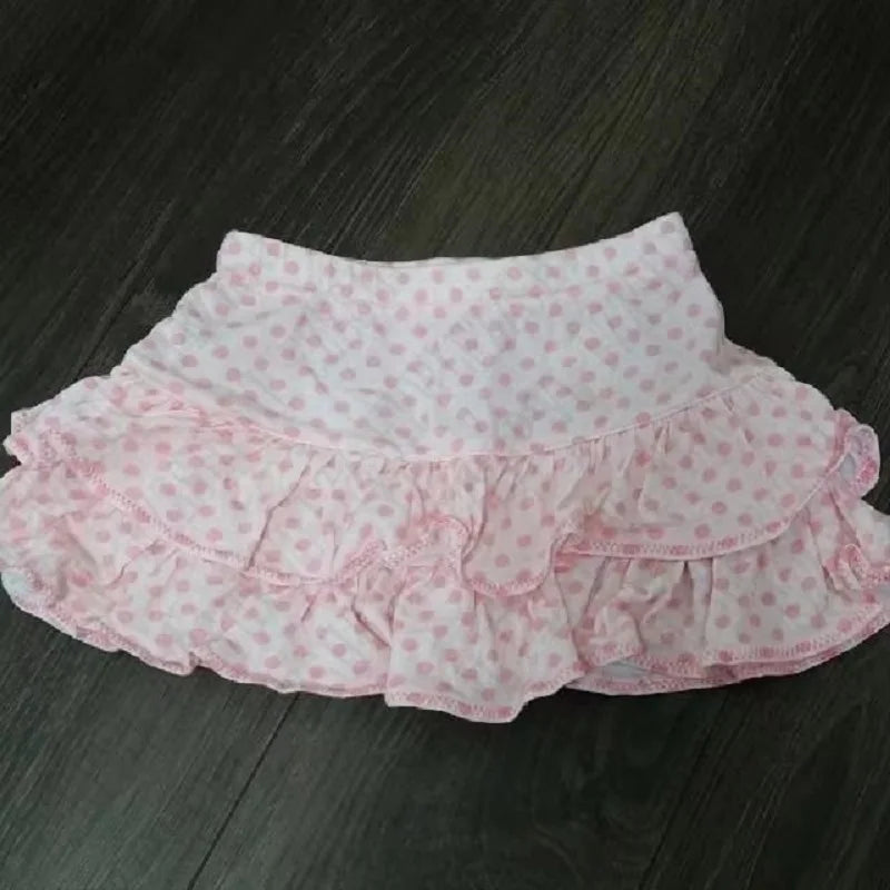 Voguable Aesthetic Satin Cute Skirt Punk Lace Harajuku White Y2K Bottoms Sweet Emo Girls Goth Casual Fairy Sexy Cute Princess Cake Skirts voguable