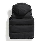 Autumn Winter Men's Vest Jacket Waterproof Warm Sleeveless Vests Men Jacket Fashion Hooded Casual Vest Mens Thicken Waistcoat voguable