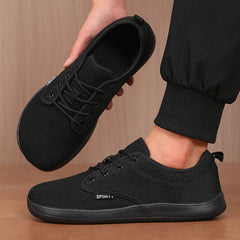 Voguable Unique Mesh Sports Shoes Flexible Wide Toe Breathable Minimalist Walking Shoes Outdoor Activities Tennis Foldable Men's Shoes voguable
