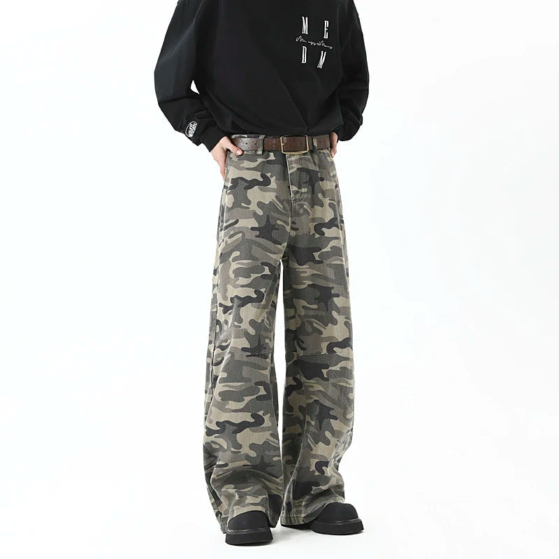 Summer Outdoor Casual Pants men Camouflage Straight Leg Breathable Comfort Travel Hiking Military Jogger Streetwear man Trousers voguable