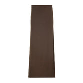 Voguable Y2K Long Skirt European American Design High Personalized Solid Color Knitted Slim Fit One Piece Slit Waist Cinching Half Body voguable