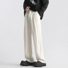 Suit Pants Men Slim Fit Fashion Social Mens Dress Pants Korean Casual Straight Pants Mens Office Formal Trousers Large Size 5XL voguable