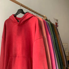 Men Sweatshirts Washed Hoody Vintage Streetwear Baggy Fashion Harajuku Female Casual Hoodies gotmes-shop