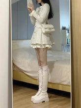 Voguable White Slim Waist Polo Women Dresses New Spell Color Single Breasted Elegant Fashion Female Dress Simple Casual Streetwear voguable