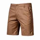 2023 Men Shorts Summer Cotton Middle Waist Male Casual Business Men Shorts Printed Beach Stretch Chino Classic Fit Short Homme voguable