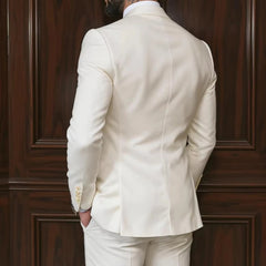 Voguable Men Suit 3 Pieces Gray Single Button With Lapel For Wedding Groom Banquet Party Prom Business Work Daily Jacket Vest With Pant voguable