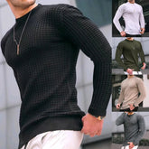 Autumn Winter New Fashion Round Neck Long Sleeve Solid Sweatshirt Men's Clothing Casual All-match Knitting Korean Trend Chic Top voguable