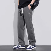 Spring Autumn Korean Straight Leg Wide Pants Vintage Harajuku Slim Fit Ropa Hombre Casual Pants Cotton Loose Pockets Trousers voguable