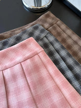 Sexy Sweet Plaid Skirt Women High Waist Faux Woolen Fashion Korean Mini Skirts Fall Winter Preppy Style Slim A Line Skirt voguable