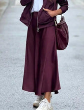 Voguable Autumn/Winter New Women's Fashion Elegant High end Solid Color Skirt, Half Skirt, Women's Wear voguable