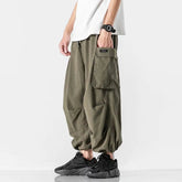 Voguable Harajuku Y2k Baggy Cargo Pants Joggers Streetwear Ankle-Length Casual Harem Long Trousers Men Wide Leg Oversize New voguable