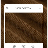 Voguable Autumn New 100% Cotton Corduroy Pants Men Clothing Casual Cargo Men Zipper Joggers Men Trousers voguable