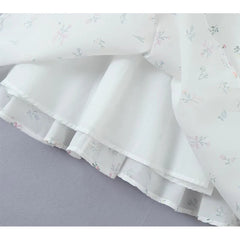 YENKYE Sexy Slim Fit Short Floral Print Dress For Women Sleeveless Lacing Up A Line Holiday Party Dresses Summer Corset Robe voguable