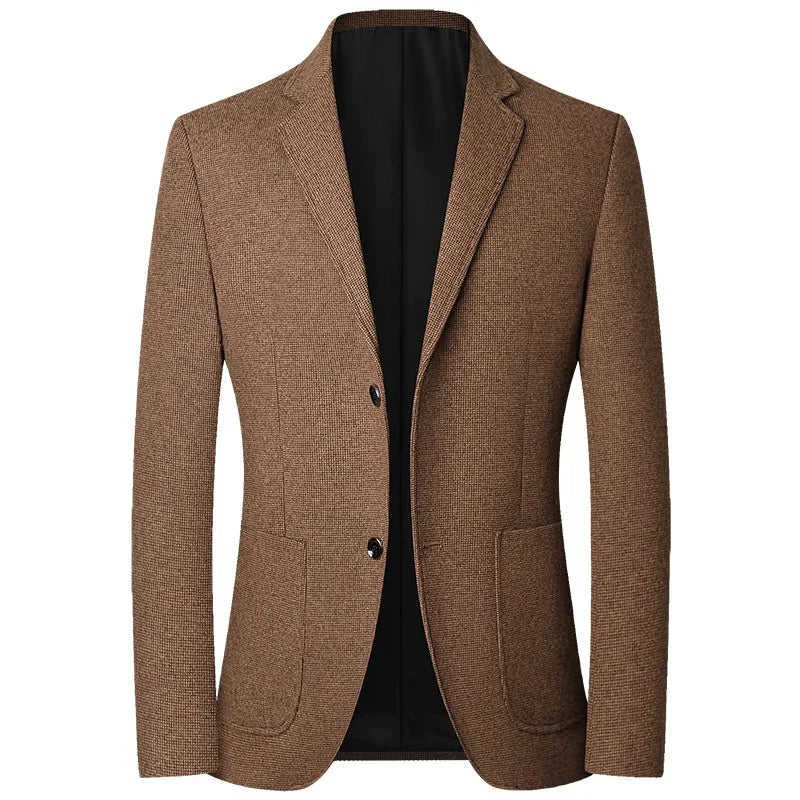 2024 Autumn Men Blazers Suits Jackets Business Casual Suit Wool Coats High Quality Male Slim Fit Blazers Jackets Blazers Coats voguable