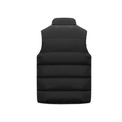 Men's Jacket Winter Warm Coats for Men Thickened Stand Collar Down Vest Oversized Jackets Puffer Vest Sleeveless Zipper Coat voguable