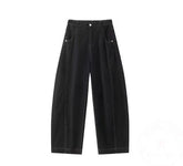 Voguable Four Season Men women Jeans Korean Version Student Casual Pants High Street Straight Loose Wide Leg Jeans Retro Baggy Jean voguable