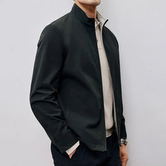 New Men Clothing Autumn Mens Jacket Business Casual 2024 Korean Fashion Luxury Stand Collar Jackets for Men Coats All-match Tops voguable