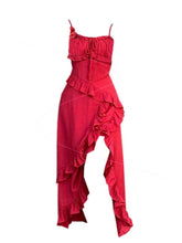 Voguable Summer Temperament Casua Strap Dress Women Summer New Simple Fairy Party Mini Dress Female French Split Holiday Designer Dress voguable